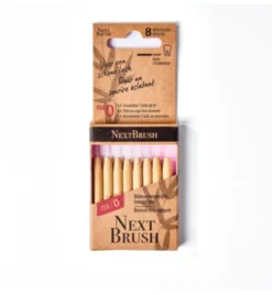 NextBrush Bamboe interdentale ragers ISO 0 (8 stuks)