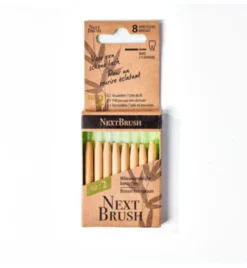 NextBrush Bamboe interdentale ragers ISO 2 (8 stuks)