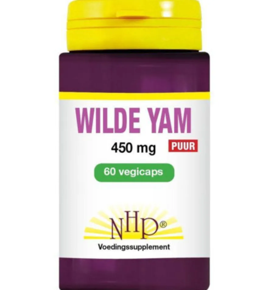 Nhp Wilde Yam 450Mg Puur (60 vega capsules)