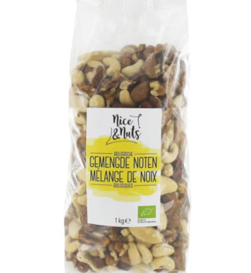 Nice & Nuts Gemengde Noten Bio (1000 gr)
