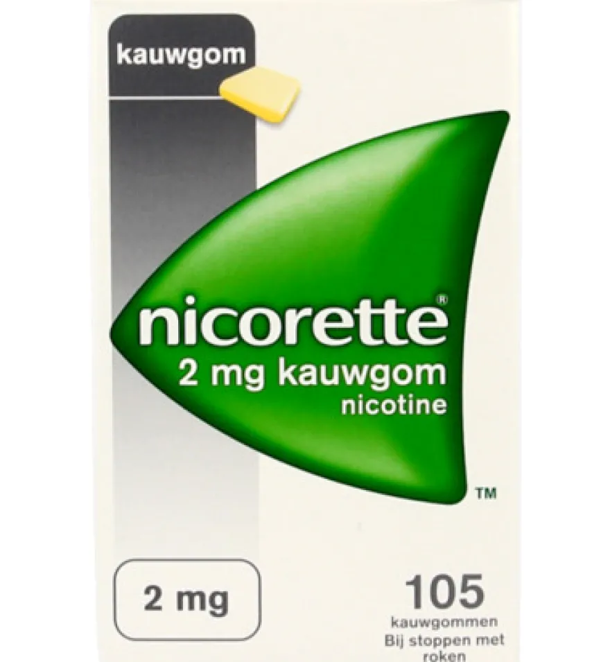 Nicorette Kauwgom 2mg classic (105 stuks)