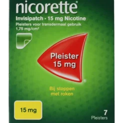 Nicorette Patch Invisible 15mg (7 stuks)