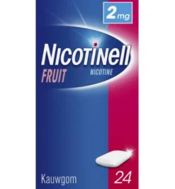 Nicotinell Fruit kauwgom (24 stuks)