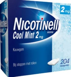 Nicotinell Kauwgom cool mint 2 mg (204 stuks)