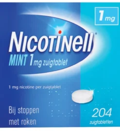 Nicotinell Mint 1 mg (204 zuigtabletten)