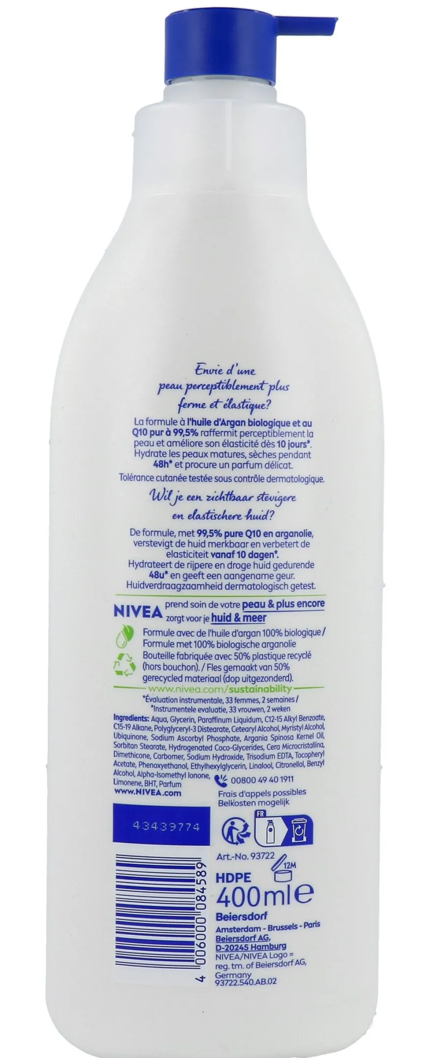 Nivea Bodylotion Q10 Plus Argan Oil (400 ml)