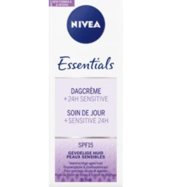 Nivea Essentials dagcreme sensitive SPF15 (50 ml)
