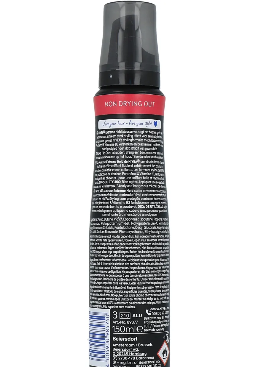 Nivea Extreme Hold Styling Mousse (150 ml)