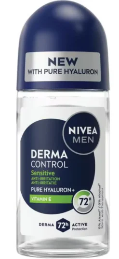 Nivea Men Derma Control Sensitive Deodorant Roller (50 ml)