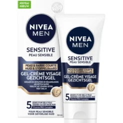 Nivea Men Gezichtsgel Sensitive Huid & Stoppelbaard Tube (50 ml)
