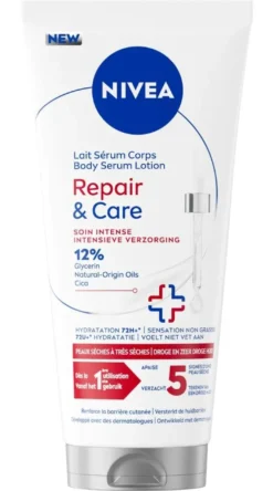 Nivea Repair & Care Body Serum Lotion – Droge en Zeer Droge Huid (200 ml)