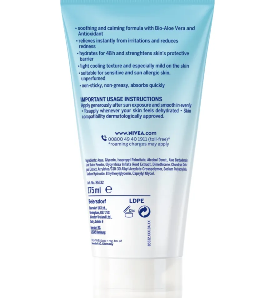 Nivea Sun Aftersun Sensitive Cremegel (175 ml)