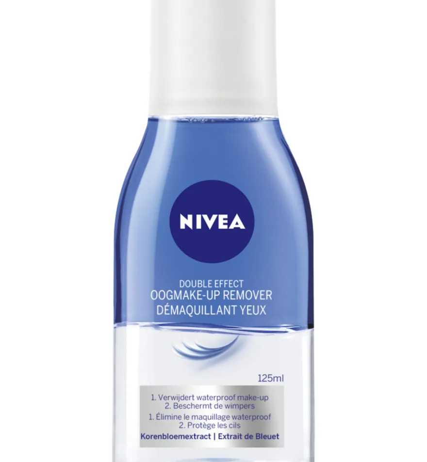 Nivea Visage Double Effect Oogmake Up Remover Waterproof (125 ml)