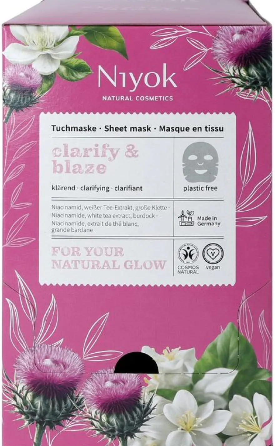 Niyok Sheet Mask Clarify & Blaze (10 ml)