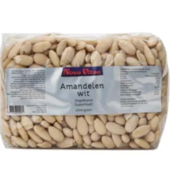 Nova Vitae Amandelen Wit Ongebrand Raw (1000 gr)