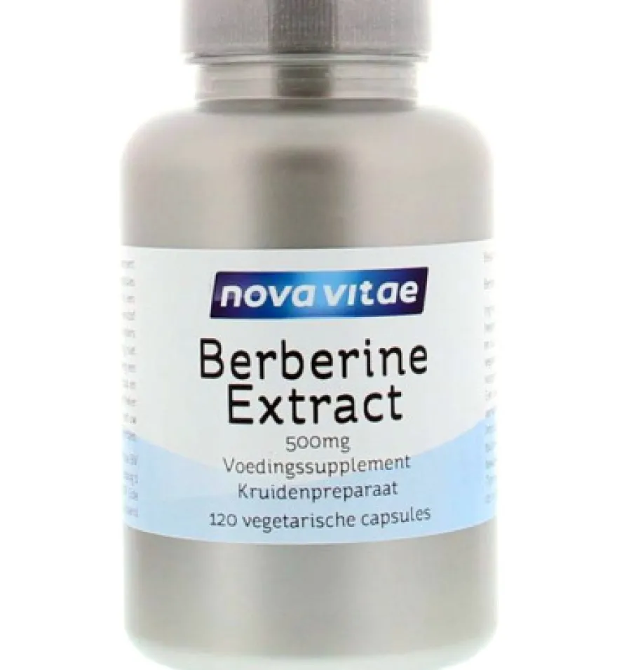 Nova Vitae Berberine Hci Extract 500 Mg (120 vega capsules)