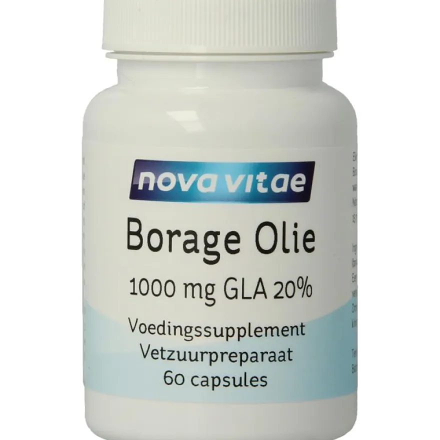 Nova Vitae Borage Olie 1000Mg Gla 20% (60 capsules)