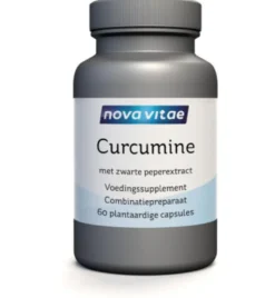 Nova Vitae Curcumine met zwarte peper extract (60 vega capsules)