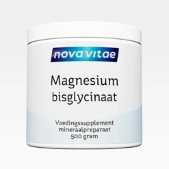 Nova Vitae Magnesium Bisglycinaat Poeder (500 gr)