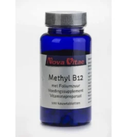 Nova Vitae Methyl B12 foliumzuur (100 kauwtabletten)