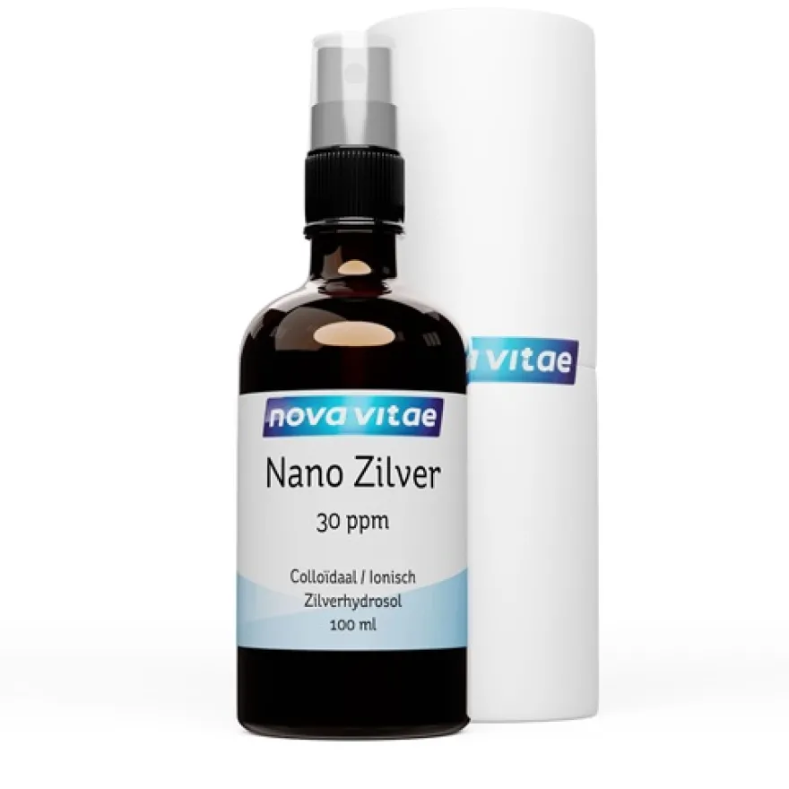 Nova Vitae Nano Zilver Colloidaal Spray 30Ppm (100 ml)