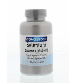 Nova Vitae Selenium 200 mcg gistvrij (180 stuks)