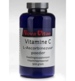 Nova Vitae Vitamine C ascorbinezuur poeder (500 gr)