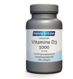 Nova Vitae Vitamine D3 1000/25mcg (180 softgels)