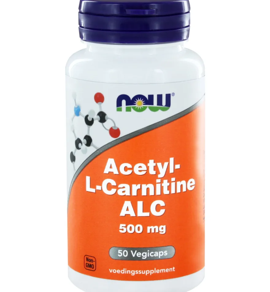 Now Acetyl L-Carnitine 500 mg (50 vega capsules)