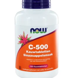 Now C-500 sinaasappelsmaak (100 kauwtabletten)
