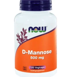 Now D Mannose 500 mg (120 vega capsules)