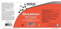 Now Glutathion DTX Complex (60 vega capsules)