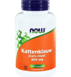 Now Kattenklauw 500 Mg (100 Vega capsules)