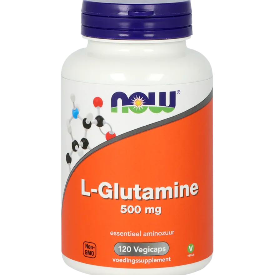 Now L-Glutamine 500mg (120 vega capsulesa)