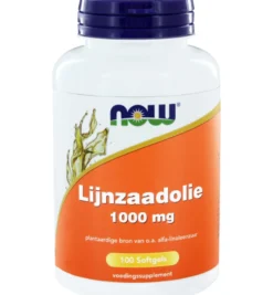 Now Lijnzaadolie 1000 Mg (100 softgels)