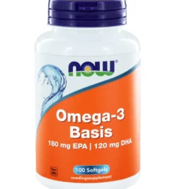 Now Omega-3 Basis 180 Mg Epa 120 Mg Dha (100 softgels)