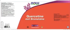 Now Quercetine met Bromelaïne (240 vega capsules)