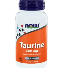 Now Taurine 500 mg (100 vega capsules)