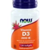 Now Vitamine D3 2000IE (120 softgels)