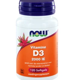 Now Vitamine D3 2000IE (120 softgels)