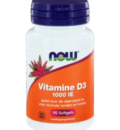 Now Vitamine D3 1000IE (90 softgels)
