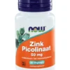 Now Zink picolinaat 50mg (60 vega capsules)
