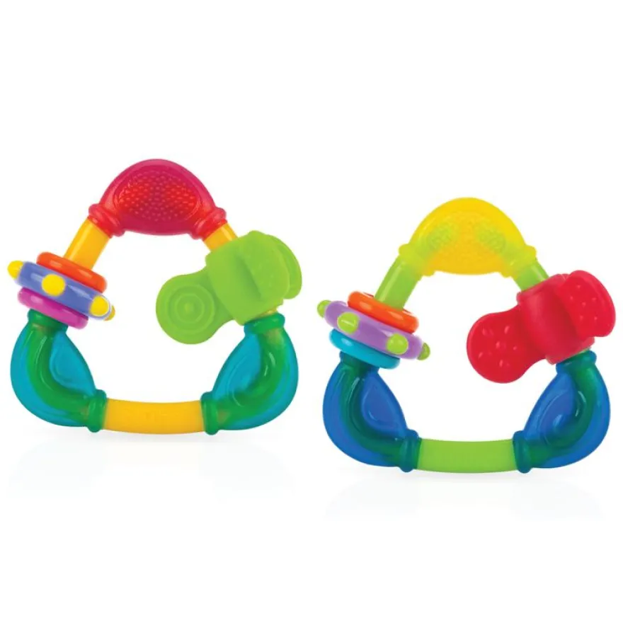 Nuby Bijtfiguur Driehoekig Hard En Zacht (1 stuk)