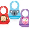 Nuby 3D Silicone Slab Dierendesign 3 Maanden+ (1 stuk)