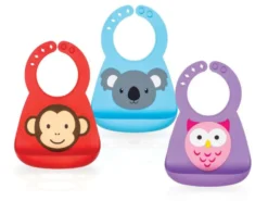 Nuby 3D Silicone Slab Dierendesign 3 Maanden+ (1 stuk)
