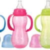 Nuby Fles Standaard 320Ml Nondrip Speen Assorti (1 stuk)