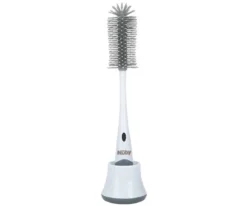 Nuby Silicone Flessenborstel met Houder (1 stuk)