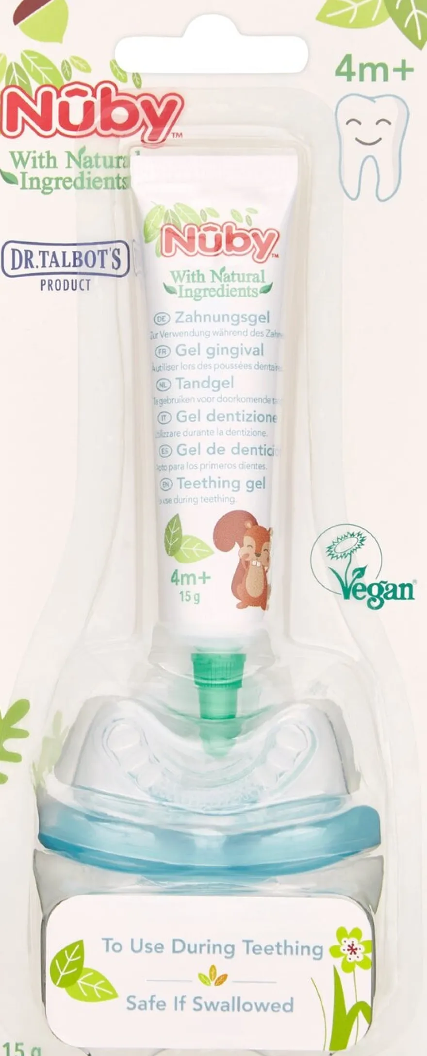 Nuby Tandgel + Gum-eez Bijtspeeltje (15 gr)