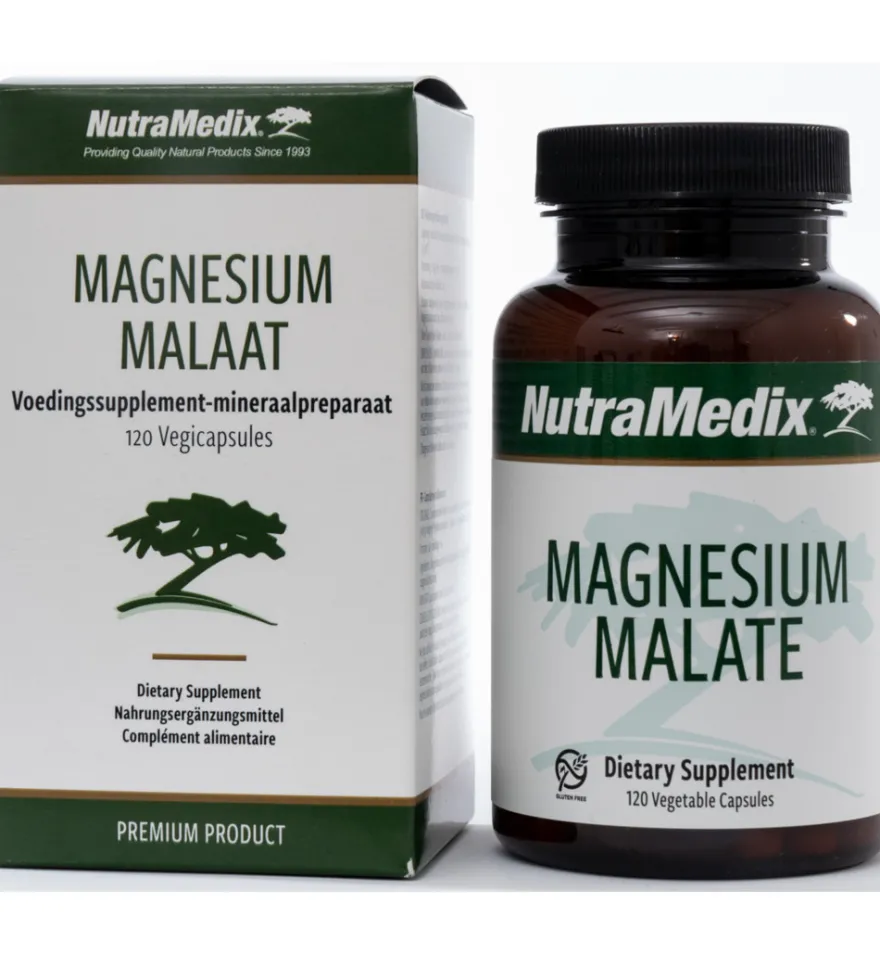 Nutramedix Magnesium Malaat (120 vega capsules)