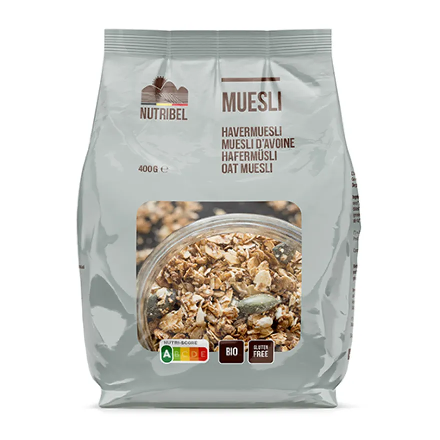 Nutribel Havermuesli Glutenvrij Bio (400 gr)